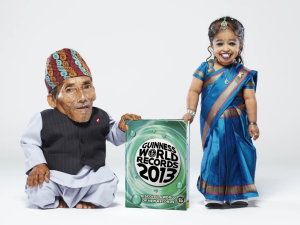 Chandra Dangi and Jyoti Amge_ Smallest Man and Smallest-Woman together