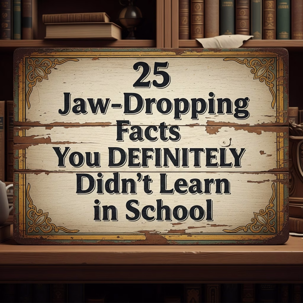 25 Jaw-Dropping Facts You DEFINITELY Didn't Learn in School