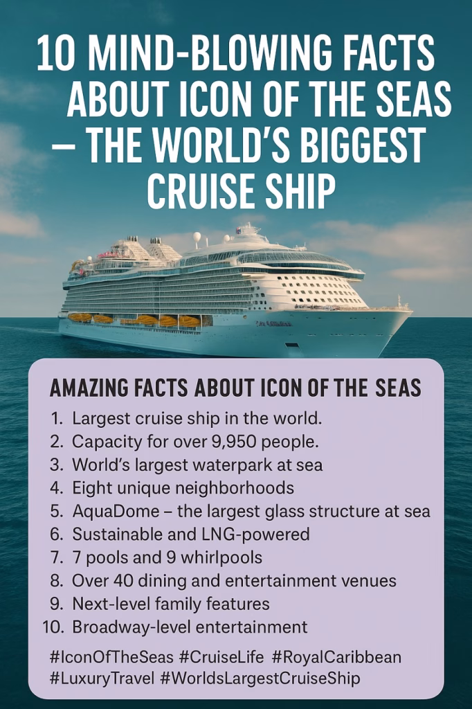 Icon of the Seas: 10 Incredible Things You Won’t Believe Exist on This Ship